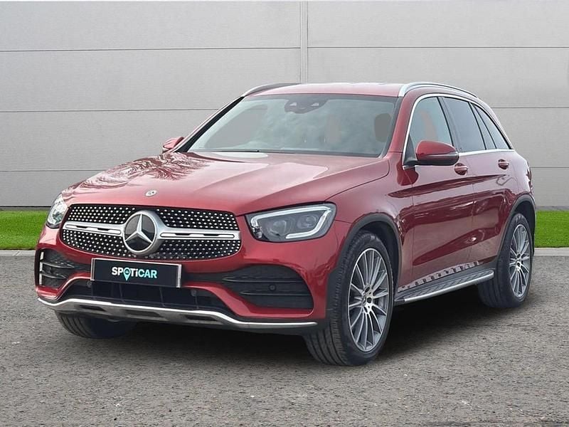 Used Mercedes GLC220 AMG line 191 HP (140 kW) 2020 Red SUV