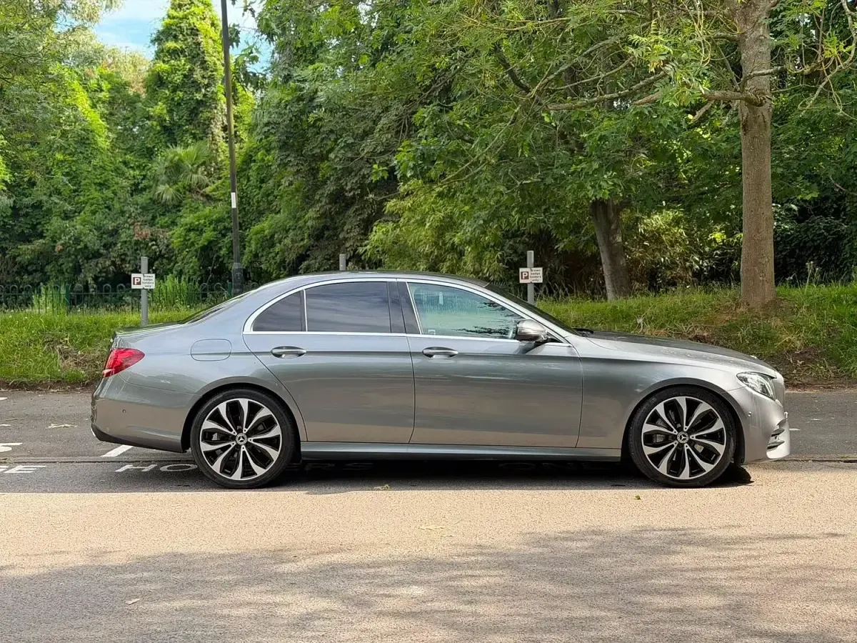 Used Mercedes E220 AMG line 2018 Grey Sedan