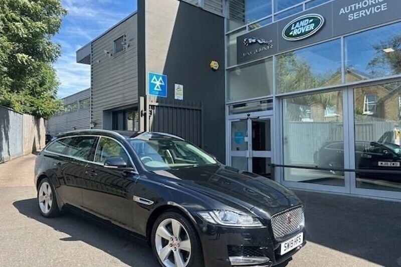 Black Used 2019 Jaguar XF Sportbrake Portfolio Estate | £16,295 (Good price) - Image 1/1
