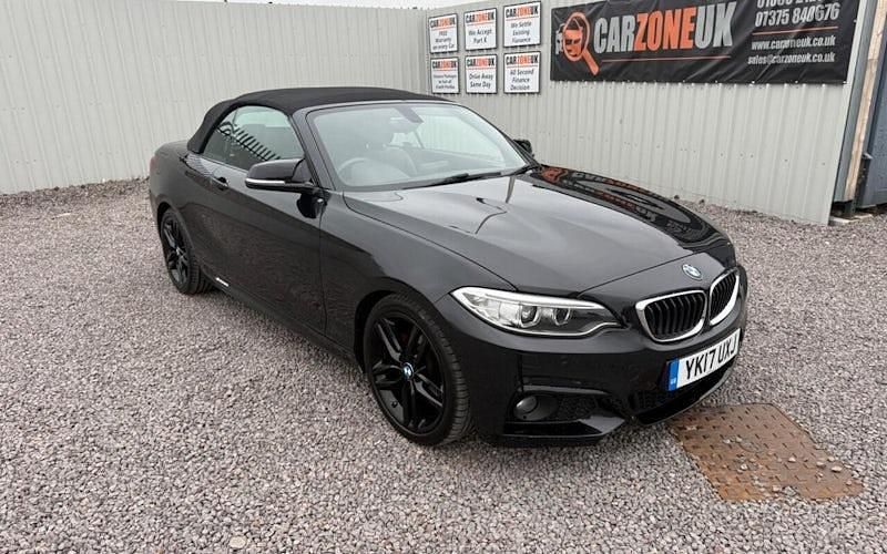 Used BMW 225 M Sport 224 HP (164 kW) 2017 Black Cabriolet