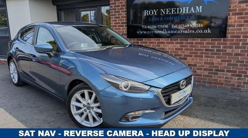 Blue Used 2018 Mazda 3 Inclusive Hatchback | £7,490 (Fair price) - Image 1/4