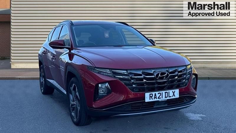 Red Used 2021 Hyundai Tucson Premium SUV | £19,098 (Good price) - Image 1/4
