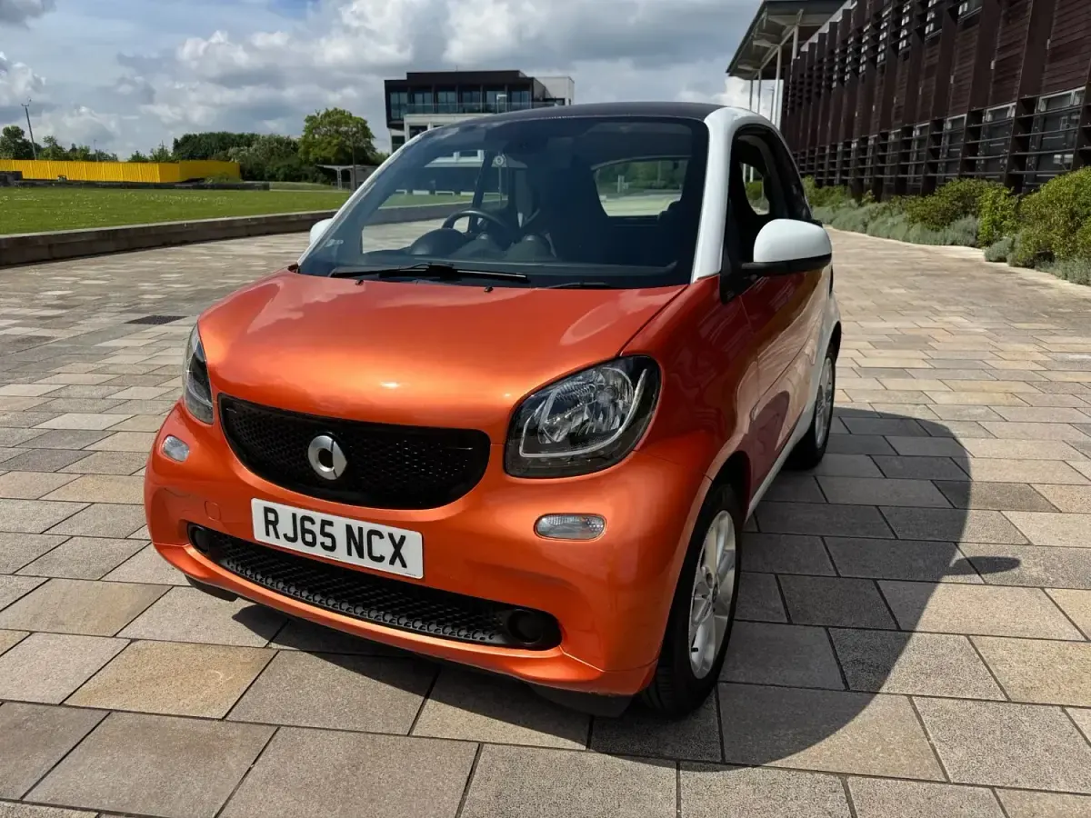 Usado Smart ForTwo Coupé Passion 2015 Laranja Coupé