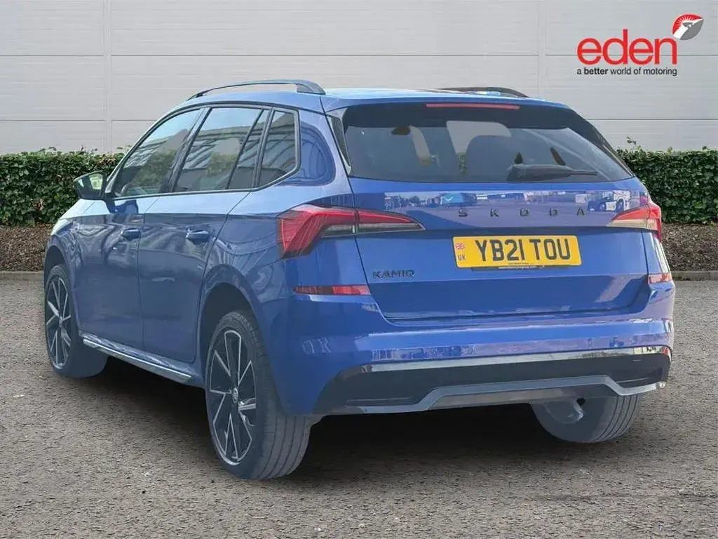 Used Skoda Kamiq Monte Carlo 116 HP (85 kW) 2020 Blue SUV