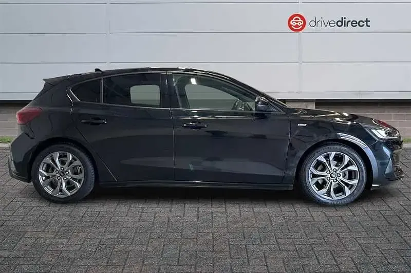 Begagnad Ford Focus ST-Line 2018 Blå Halvkombi