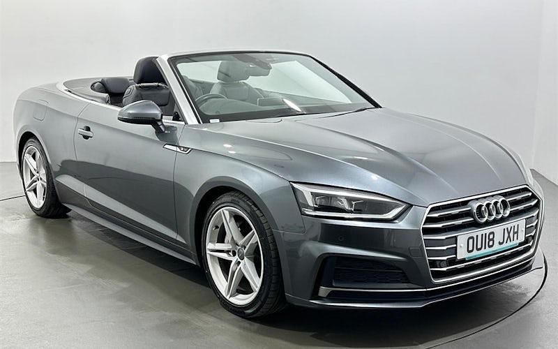 Begagnad Audi A5 Cabriolet S-Line 190 HK (139 kW) 2018 Grå Cab