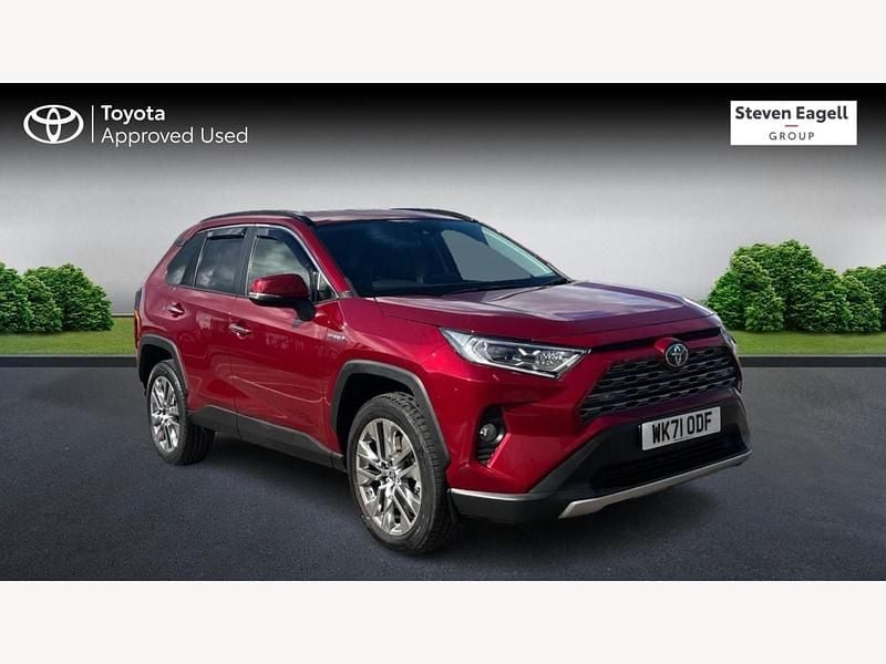 Red Used 2022 Toyota RAV4 Hybrid SUV | £31,679 (A bit pricey) - Image 1/3