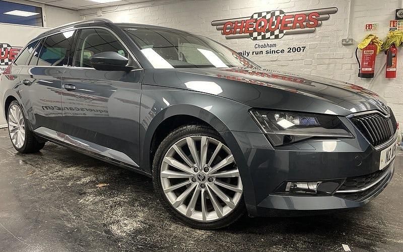 Grey Used 2018 Skoda Superb SE L Executive Estate | £14,800 (Good price) - Image 1/2