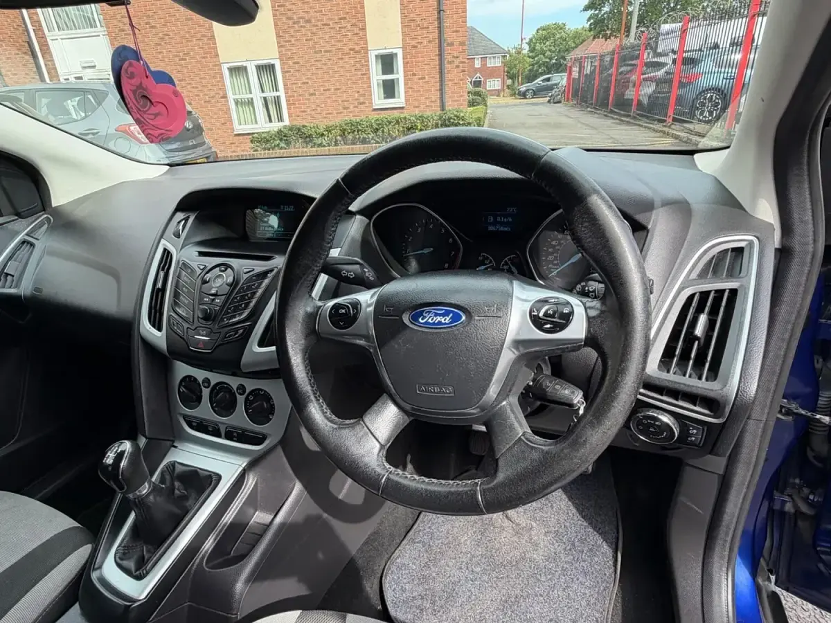 Used Ford Focus Zetec 2014 Blue Hatchback