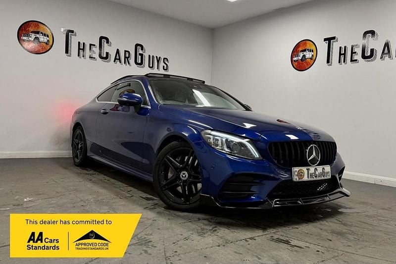 Used Mercedes C300 AMG Line Premium Plus 2020 Blue Coupe
