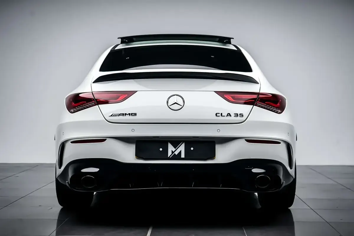 Used Mercedes CLA35 AMG Premium Plus 306 HP (225 kW) 2019 White Coupe