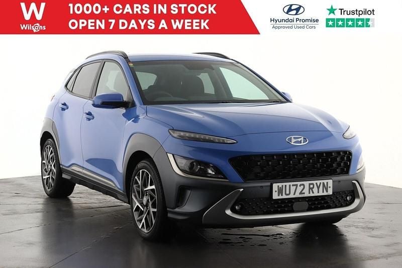 Blue Used 2022 Hyundai Kona Premium SUV | £17,995 (Fair price) - Image 1/3