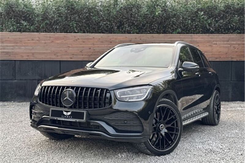 Black Used 2019 Mercedes GLC220 AMG line SUV | £24,990 (Good price) - Image 1/4