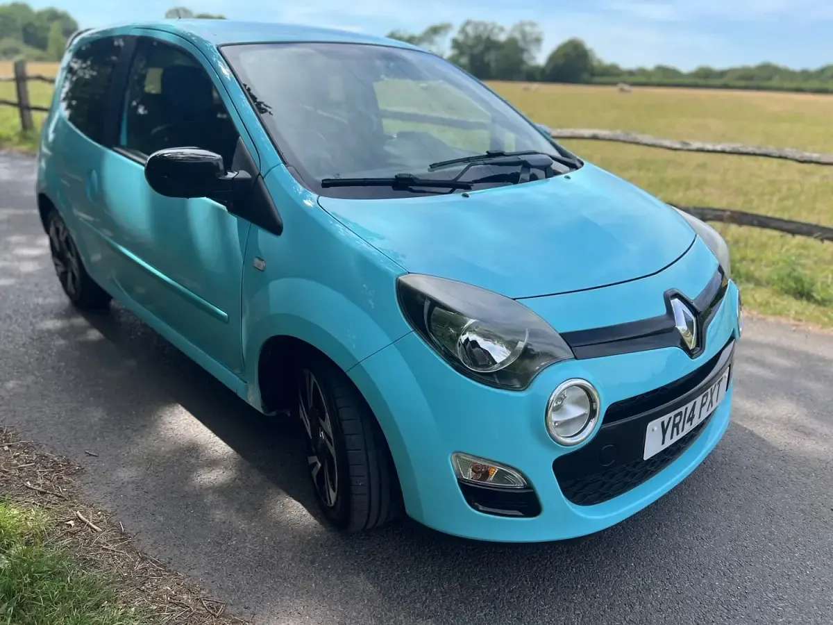 Used Renault Twingo Dynamique 75 HP (55 kW) 2014 Blue Hatchback