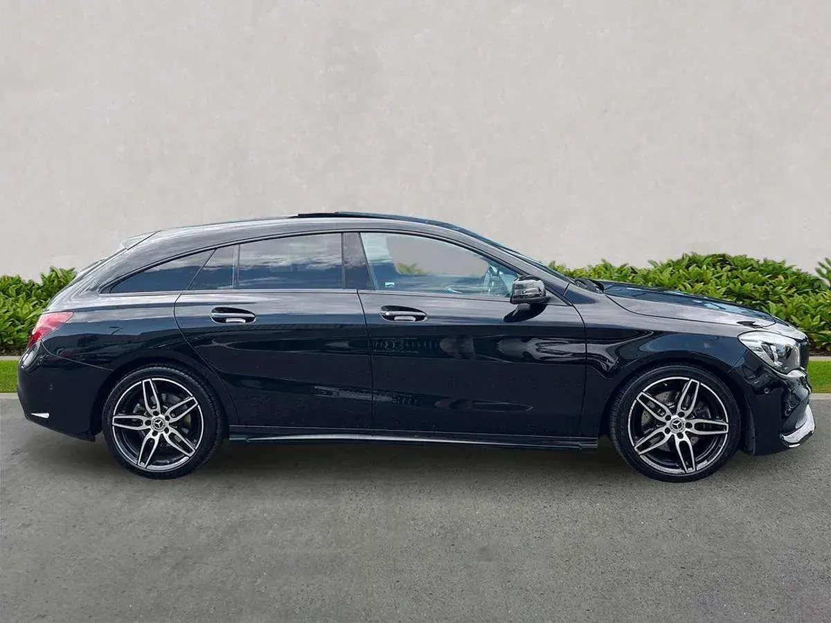 Used Mercedes CLA220 AMG line 2017 Black Coupe