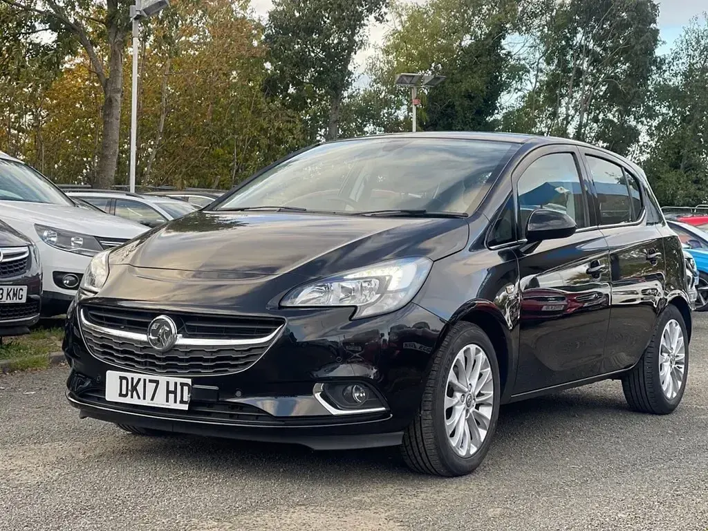 Used Vauxhall Corsa 89 HP (65 kW) 2017 Black Hatchback