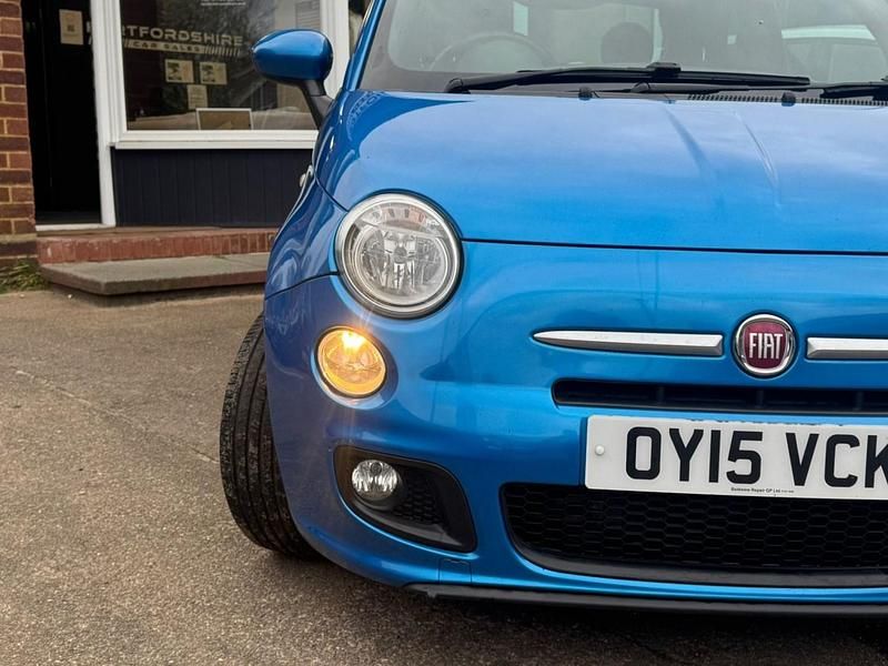 Used Fiat 500 S 69 HP (50 kW) 2015 Blue Hatchback