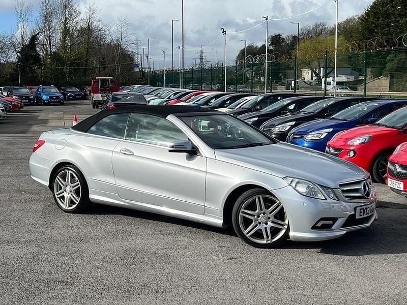 Used Mercedes E250 2013 Silver Cabriolet