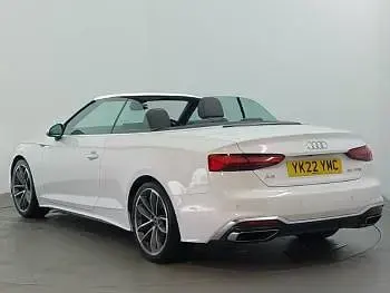 Used Audi A5 Cabriolet Comfort 204 HP (150 kW) 2022 White Cabriolet