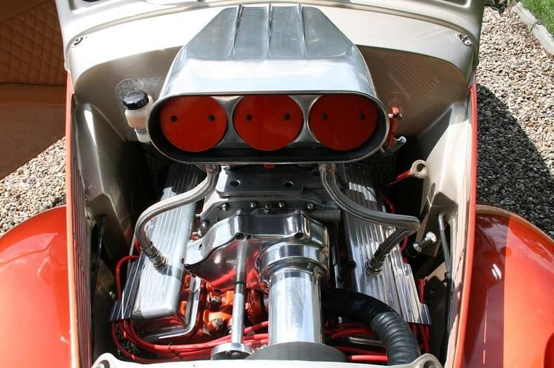 Begagnad Ford Popular 1956 Orange Sportkupé