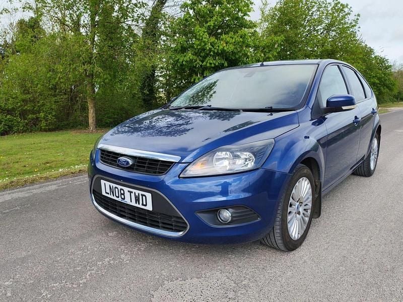 Used Ford Focus Titanium 136 HP (100 kW) 2008 Blue Hatchback