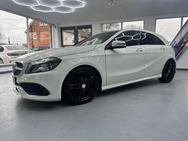 Used Mercedes A180 AMG line 2016 White Hatchback