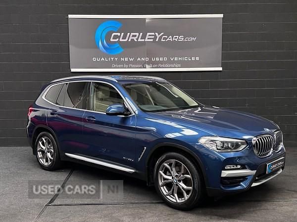 Used BMW X3 xLine 190 HP (139 kW) 2018 Blue SUV