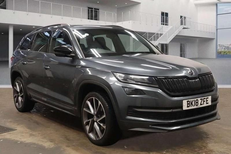 Used Skoda Kodiaq SportLine 150 HP (110 kW) 2018 Grey SUV