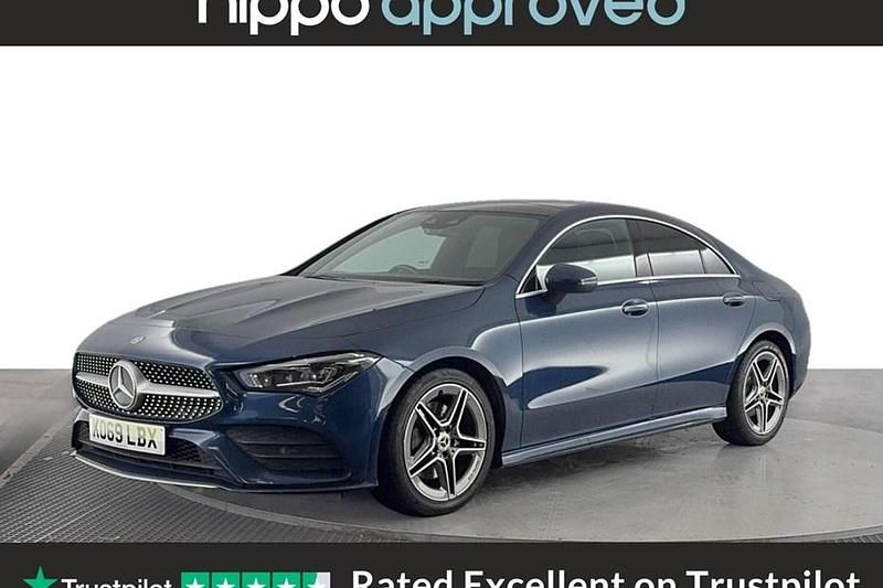 Blue Used 2020 Mercedes CLA220 AMG Line Premium Plus Sedan | £17,880 (Good price) - Image 1/1