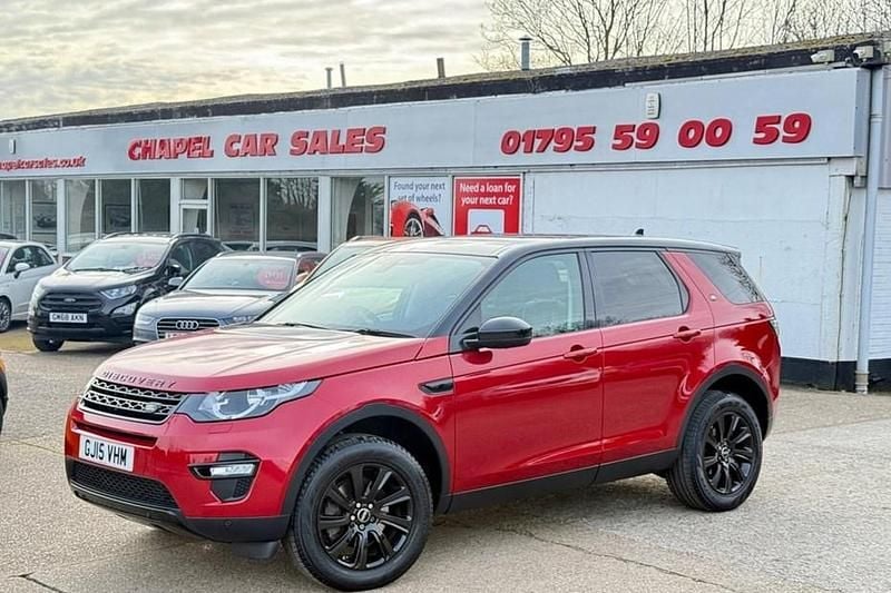 Used Land Rover Discovery Sport SE 190 HP (139 kW) 2015 Red SUV