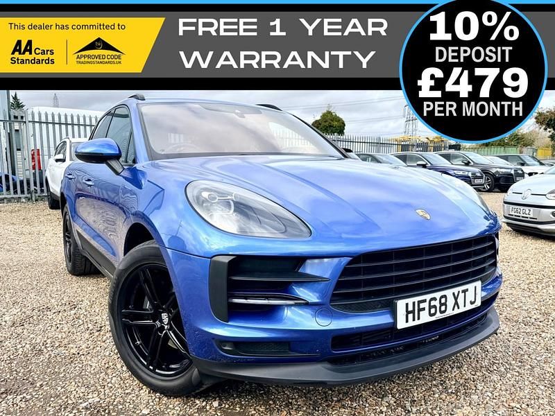 Blue Used 2018 Porsche Macan SUV | £27,990 (Super price) - Image 1/4
