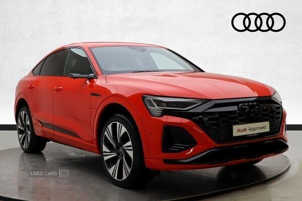 Red Used 2023 Audi Q8 e-tron Comfort SUV | £55,790 (Expensive) - Image 1/4