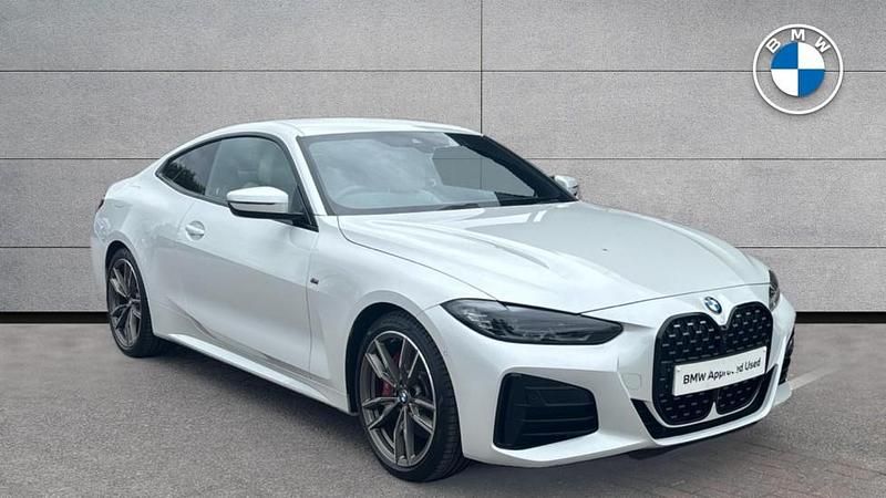 Mineral white Used 2022 BMW M440 M Sport Sedan | £36,406 (Super price) - Image 1/4