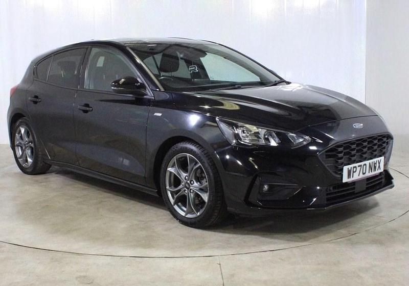 Black Used 2020 Ford Focus ST-Line Hatchback | £11,500 (Good price) - Image 1/3