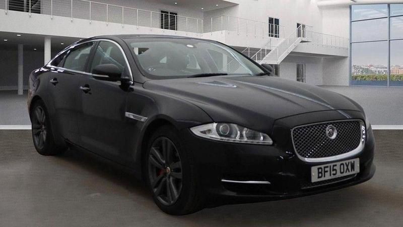 Black Used 2015 Jaguar XJ Premium Luxury Sedan | £10,995 (Fair price) - Image 1/2