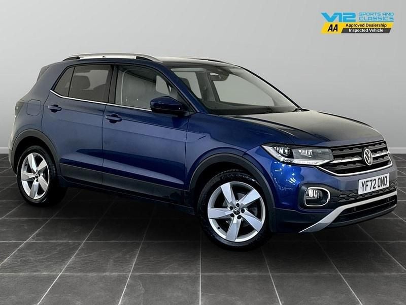 Blue Used 2022 VW T-Cross SEL SUV | £12,995 (Good price) - Image 1/2