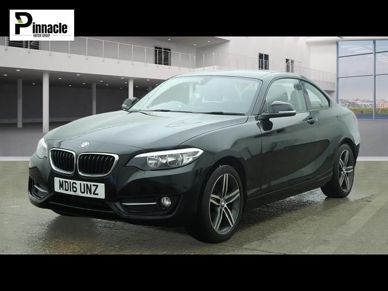 Used BMW 218 Sport Line 2016 Black Coupe