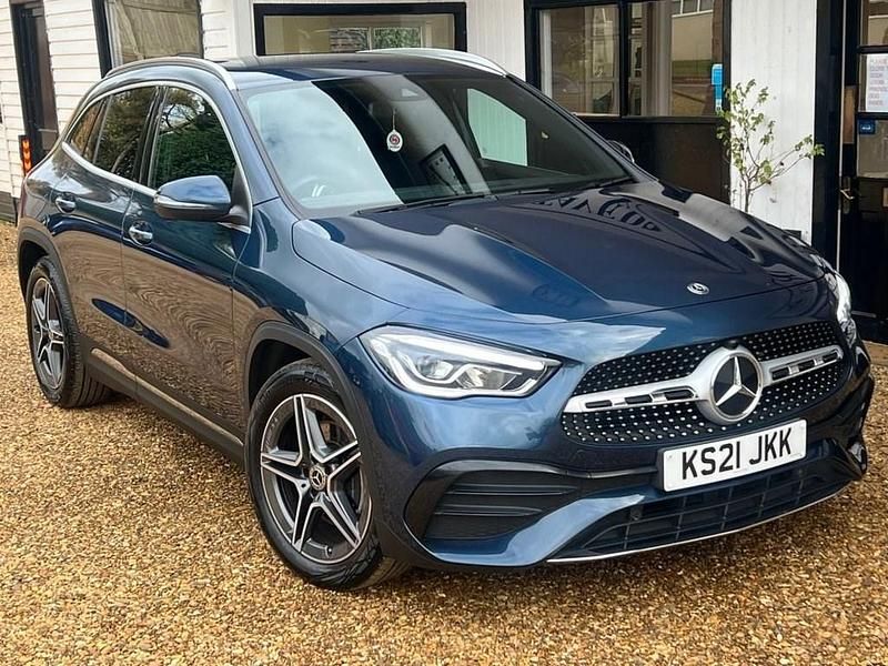 Blue Used 2021 Mercedes GLA200 AMG line SUV | £20,996 (Fair price) - Image 1/4
