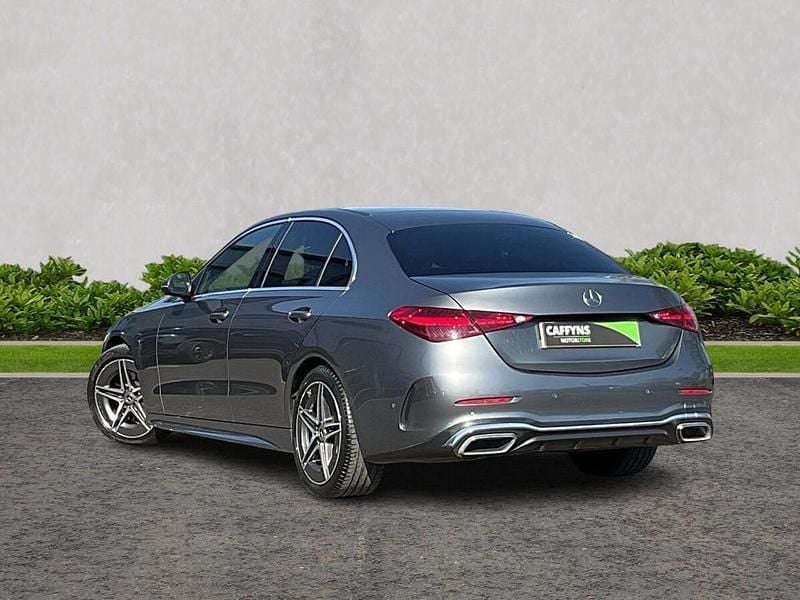 Used Mercedes C200 AMG line 221 HP (162 kW) 2022 Grey Sedan