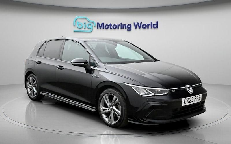Used VW Golf VIII R-line 150 HP (110 kW) 2023 Black Hatchback