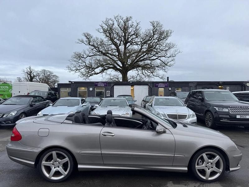 Used Mercedes CLK280 2008 Silver Cabriolet