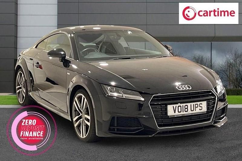 Black Used 2018 Audi TT S-Line Coupe | £15,375 (Fair price) - Image 1/4