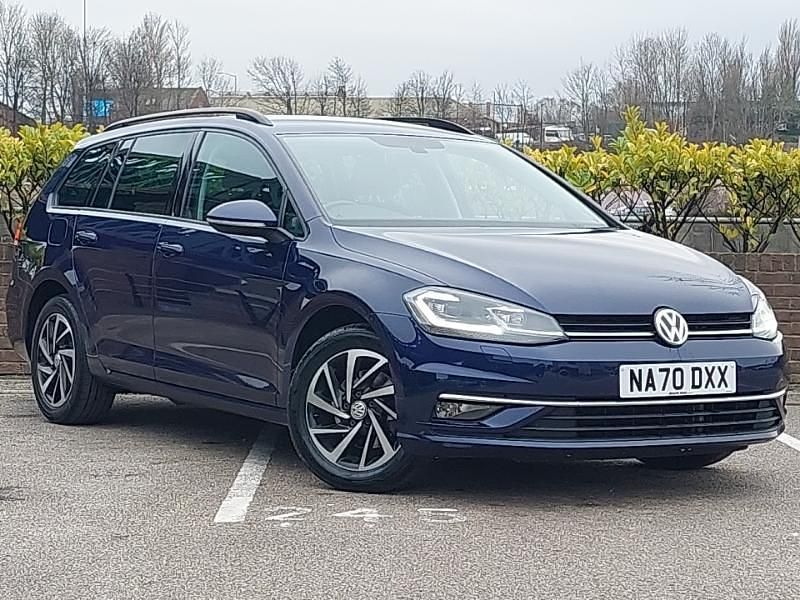 Used VW Golf VII Edition 115 HP (84 kW) 2020 Blue Estate