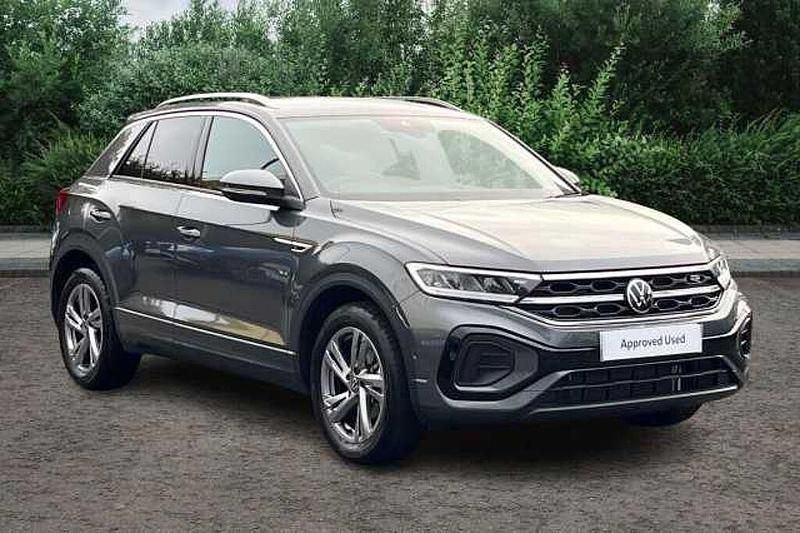 Black Used 2025 VW T-Roc R-line SUV | £30,995 (Expensive) - Image 1/4