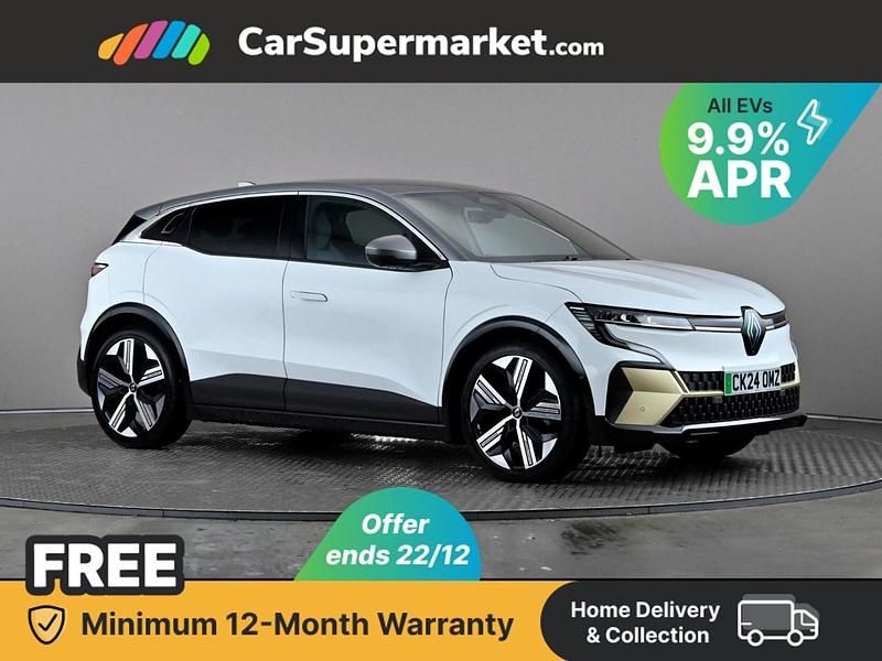 White/grey Used 2024 Renault Megane E-Tech Iconic Hatchback | £20,197 (Fair price) - Image 1/3