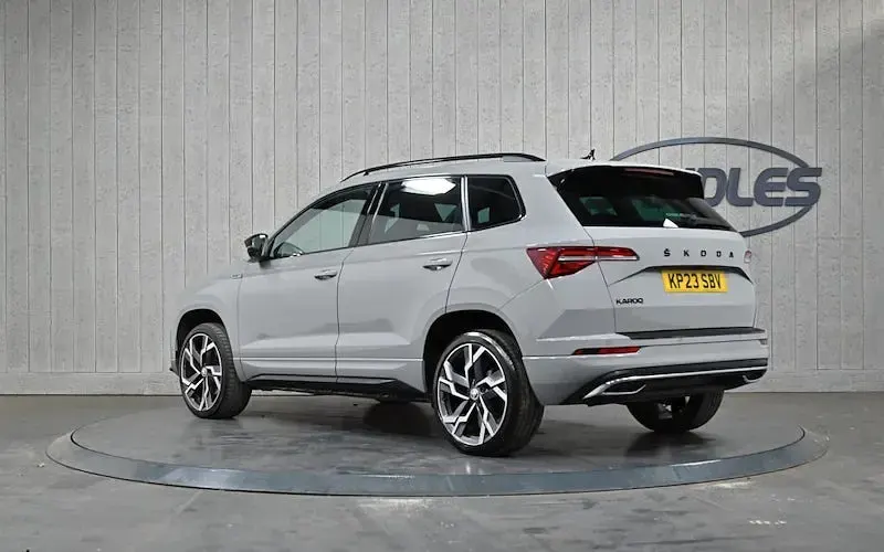 Used Skoda Karoq SportLine 150 HP (110 kW) 2023 Grey SUV