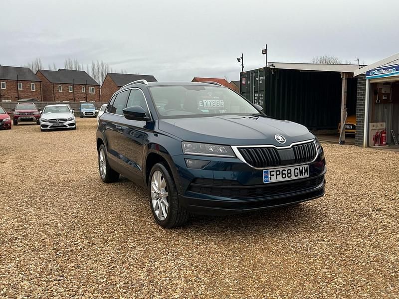 Used Skoda Karoq SE L 150 HP (110 kW) 2018 Blue SUV