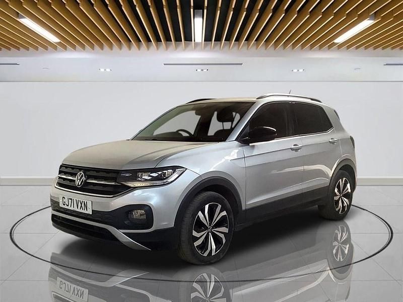 Used VW T-Cross Black Edition 110 HP (80 kW) 2021 Silver SUV