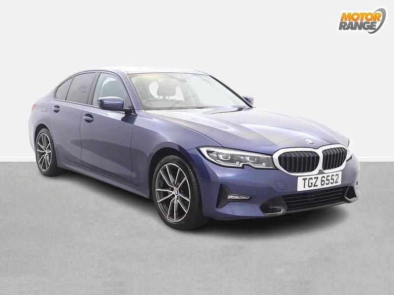 Used BMW 320 Sport Line 184 HP (135 kW) 2021 Blue Sedan