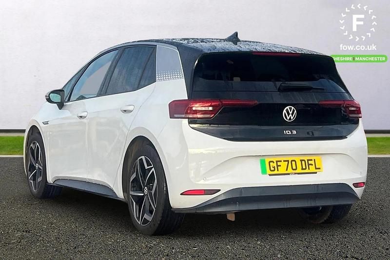 Used VW ID.3 Pro 150 kW (204 HP) 2020 White Hatchback
